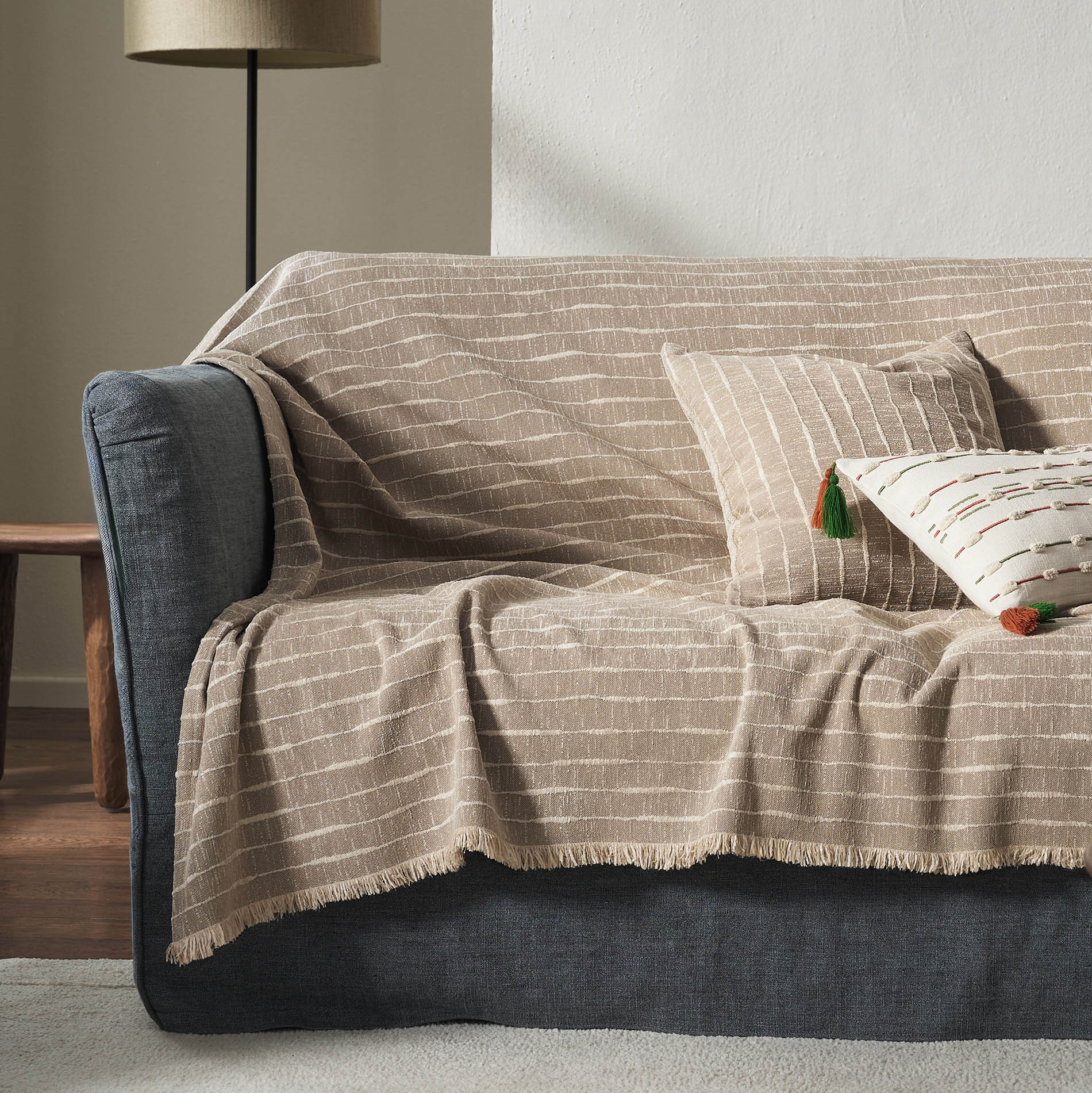 Ριχτάρι Πολυθρόνας 180x180cm GOFIS HOME Vespera Beige 148/06