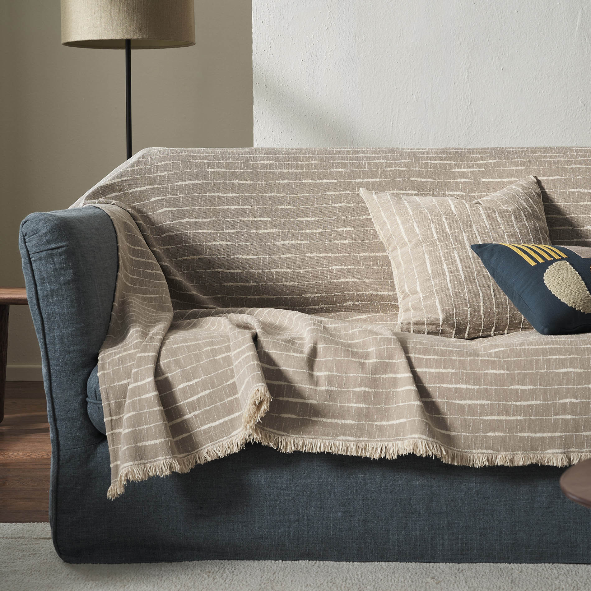 Ριχτάρι Τετραθέσιου 180x350cm GOFIS HOME Vespera Opal Grey 148/15