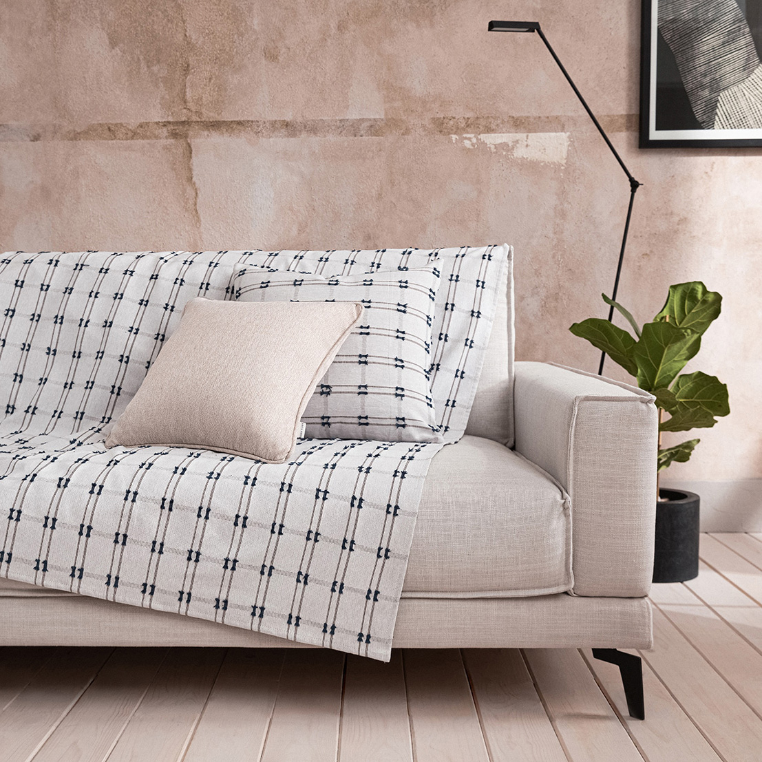 Ριχτάρι Τριθέσιου 180X310cm GOFIS HOME Celtic Marine Blue 377/ 09