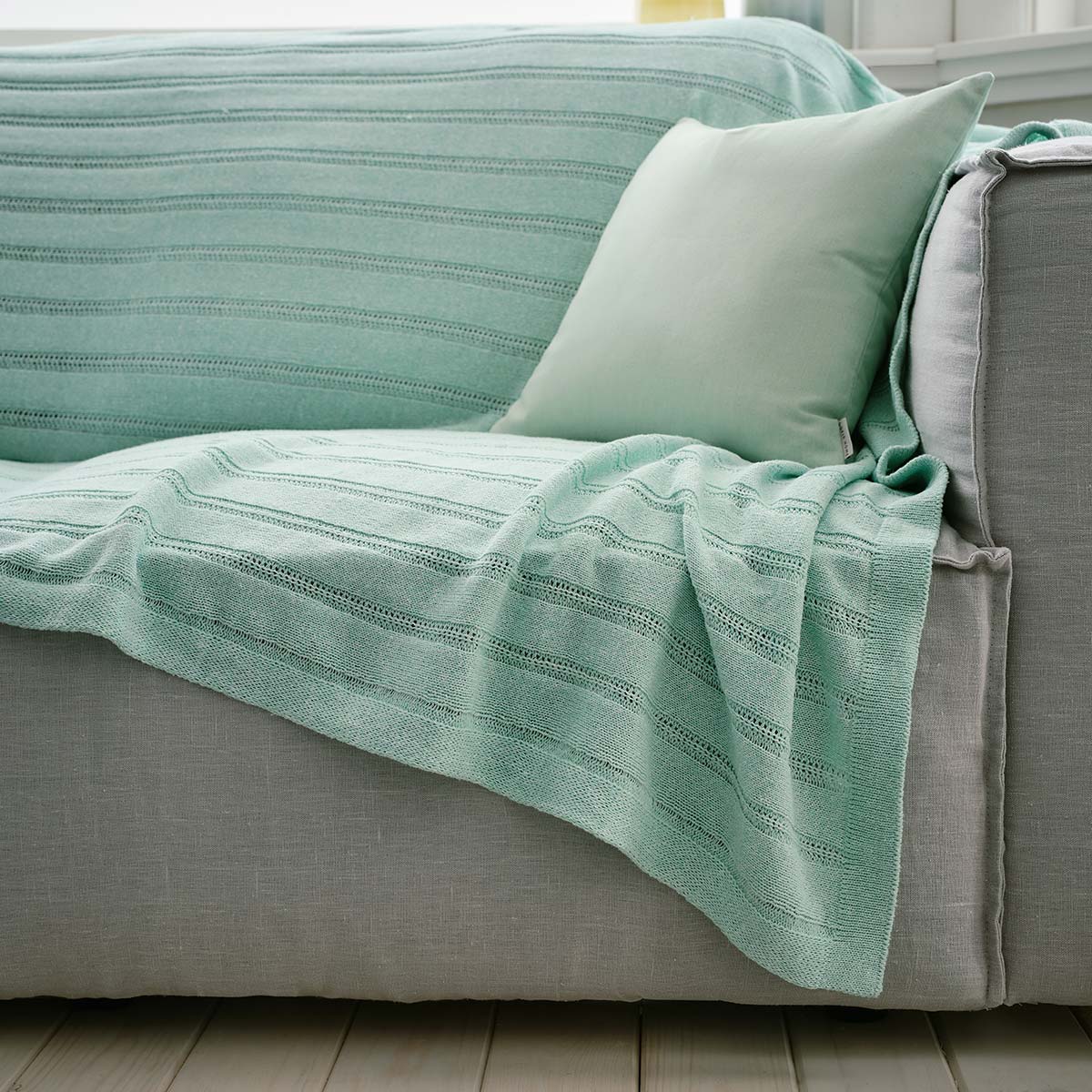 Διακοσμητικό Ριχτάρι 135x170cm GOFIS HOME Cerelia Glass Aqua 380/11