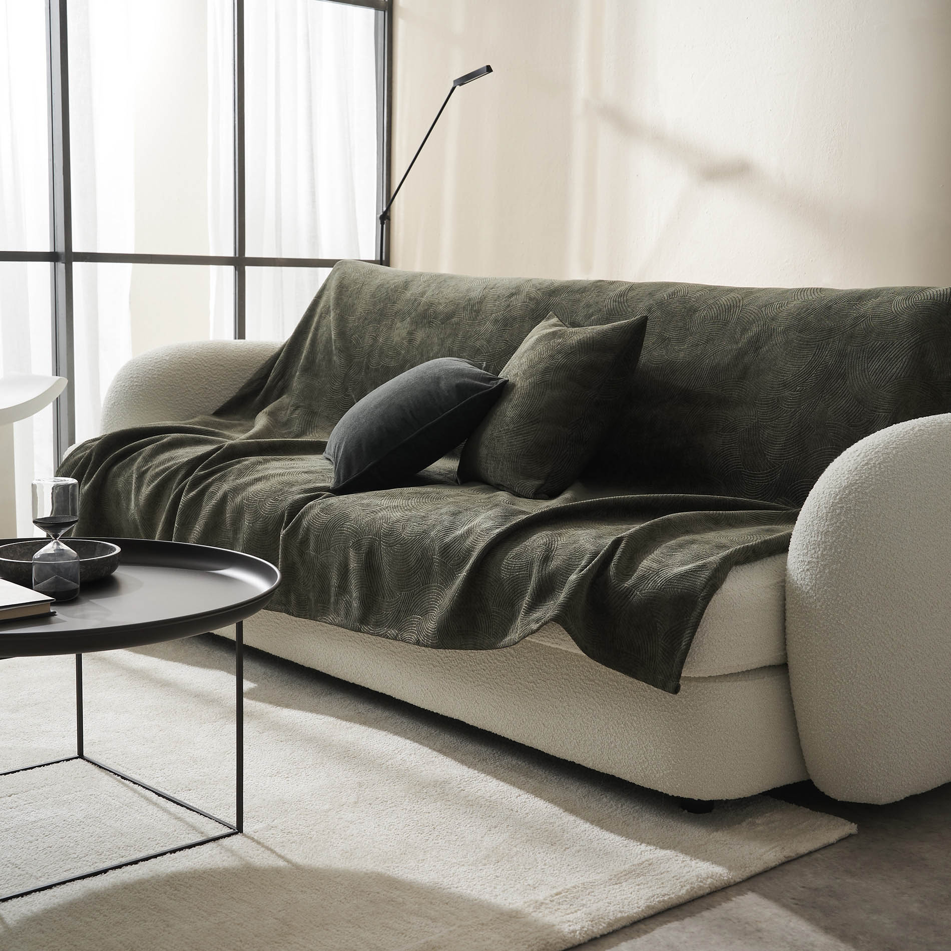 Ριχτάρι Διθέσιου 180x250cm GOFIS HOME Nimbus Weed Green 447/57