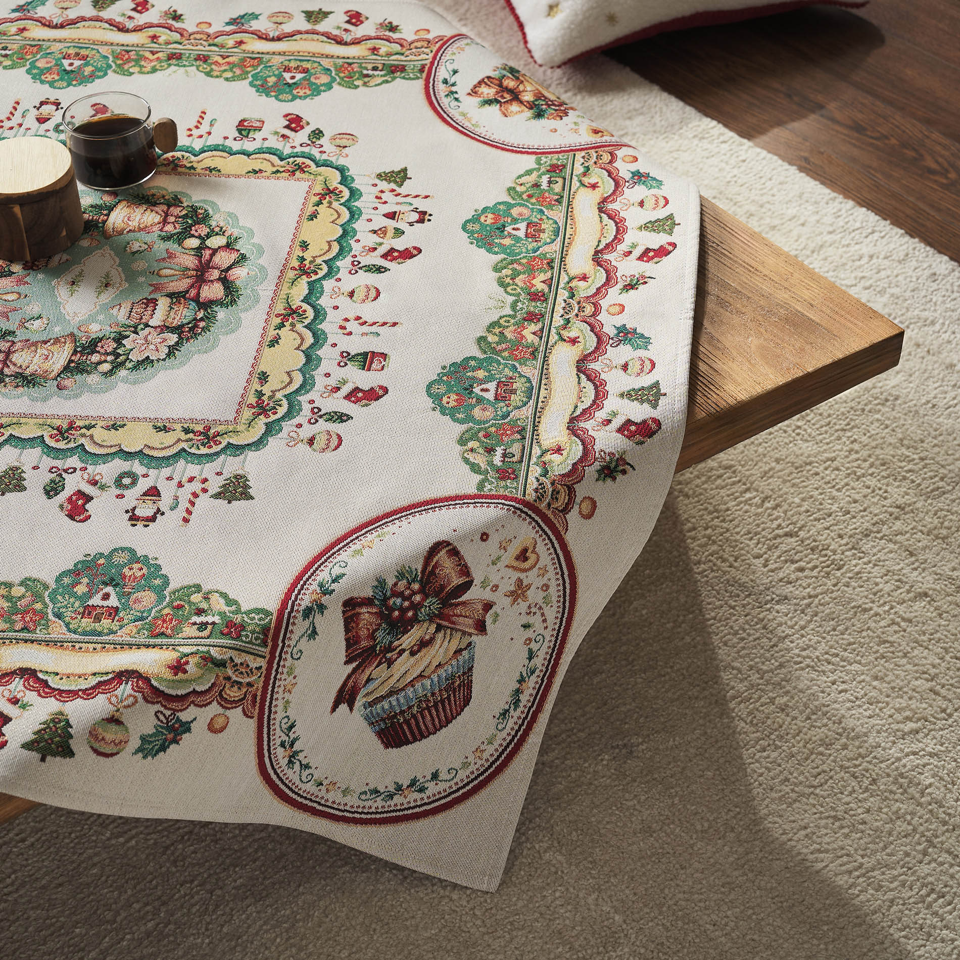 Καρέ 90x90cm GOFIS HOME Xmas 212