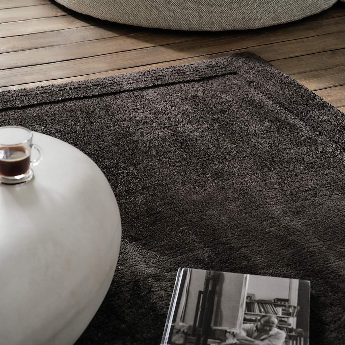 Χαλί 130x190cm GOFIS HOME Heaven Graphite Black 802/14