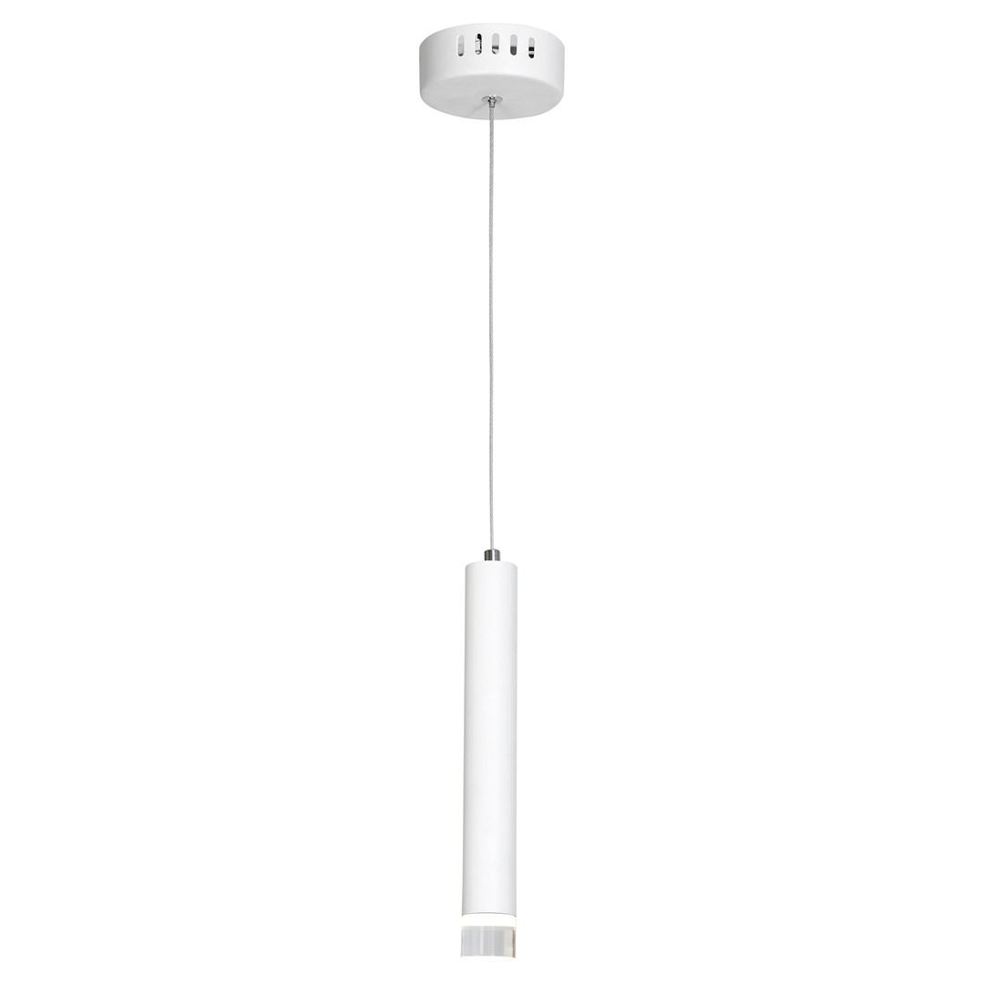 Milagro - LED Κρεμαστό Μονόφωτο Φωτιστικό Alba 5W Λευκό