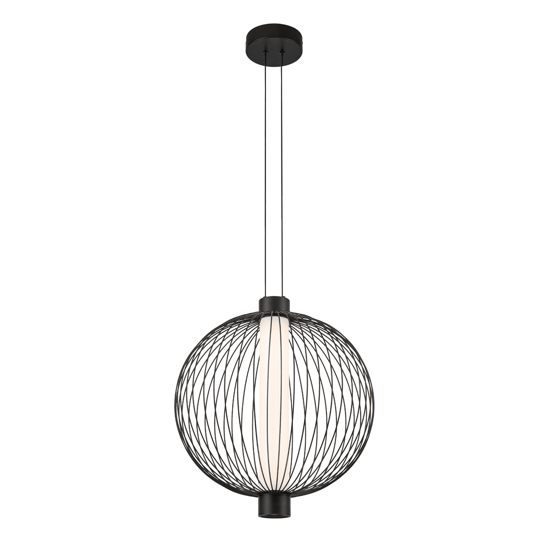 Milagro - LED Κρεμαστό Φωτιστικό Kyoto 43cm 32W Μαύρο