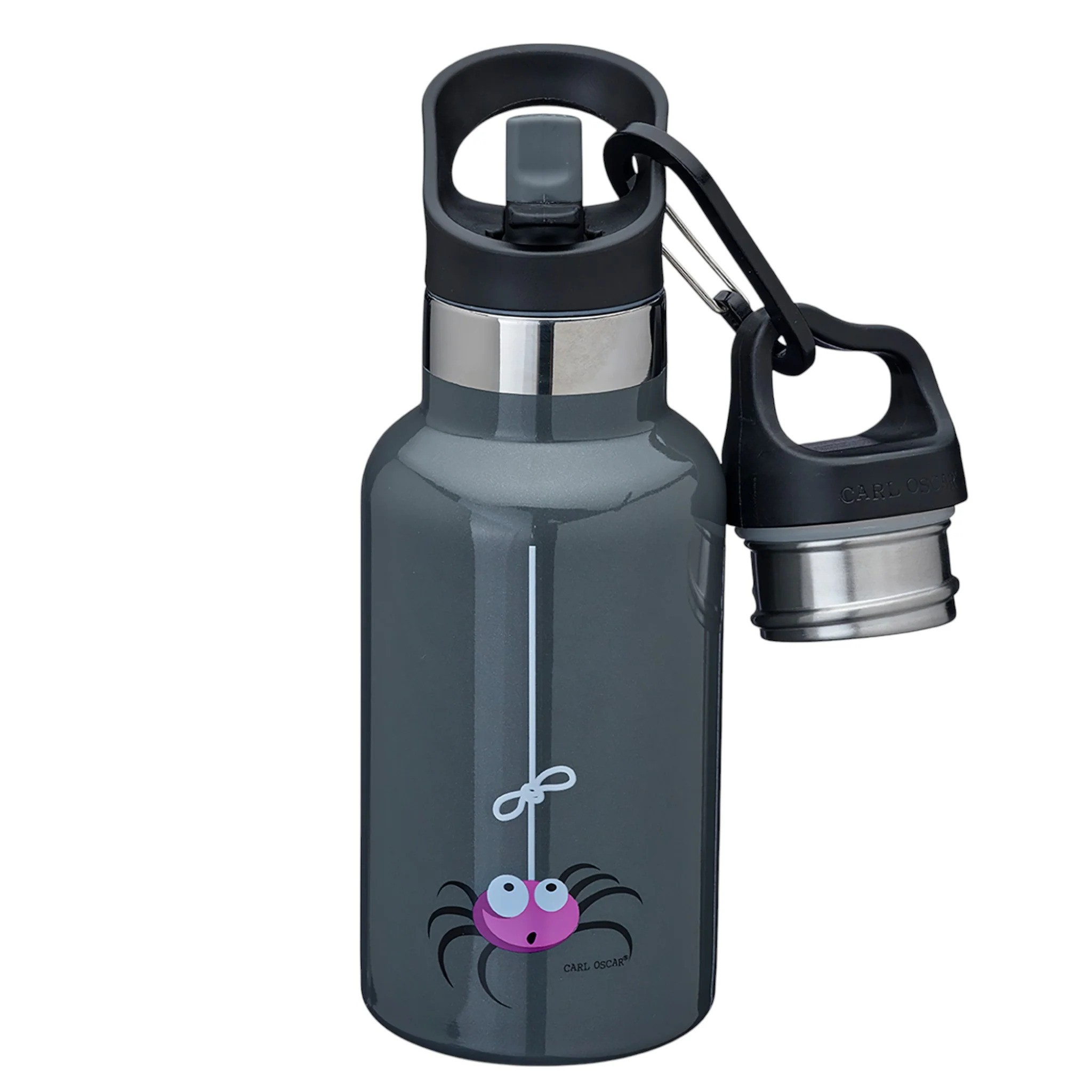 Carl Oscar - Ανοξείδωτο Μπουκάλι Θερμός 350ml TEMPflask Αράχνη Γκρι