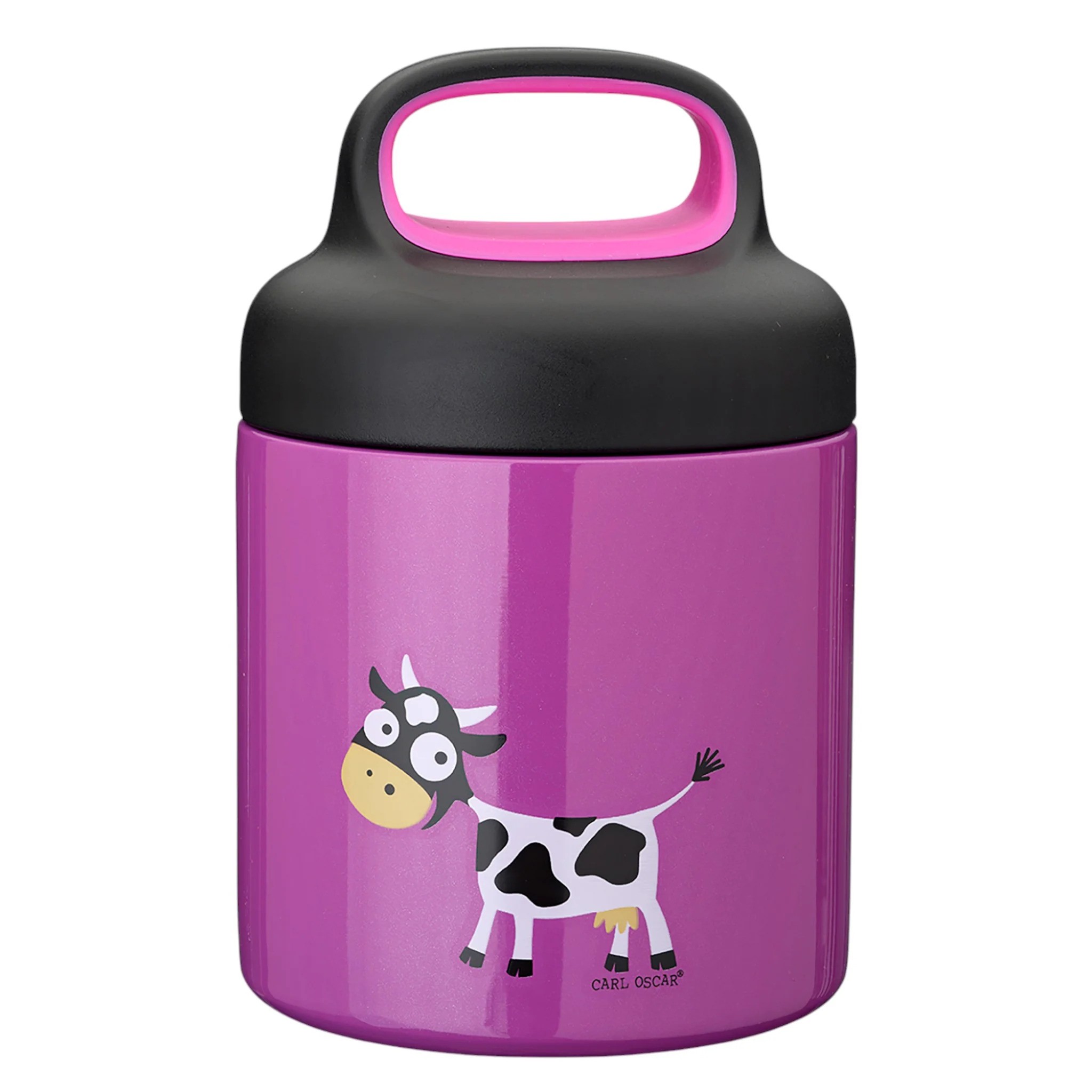 Carl Oscar - Ανοξείδωτο Θερμός Φαγητοδοχείο 300ml TEMP LunchJar Αγελάδα Μωβ