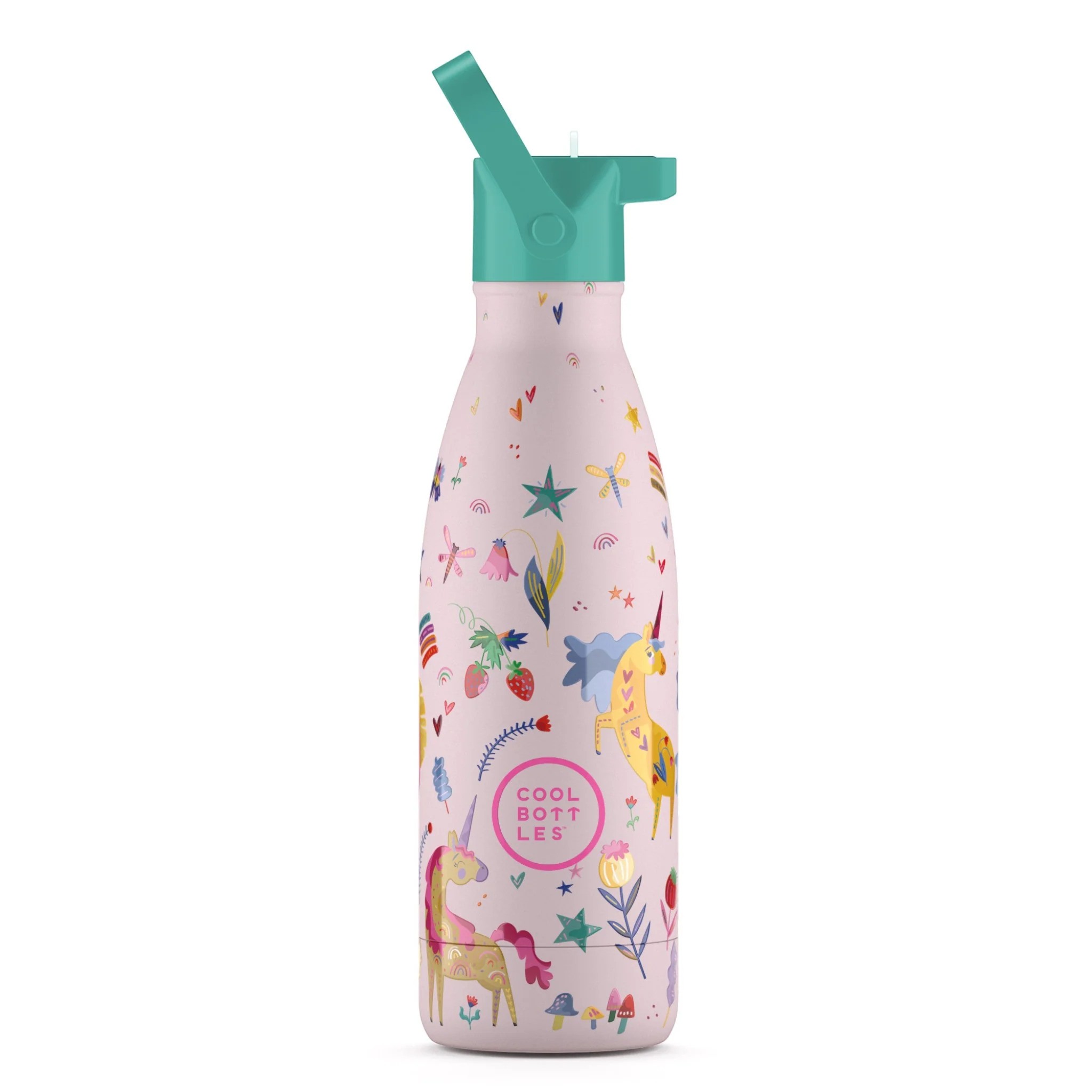 Cool Bottles - Ανοξέιδωτο Μπουκάλι Θερμός Funny Unicorns 350ml