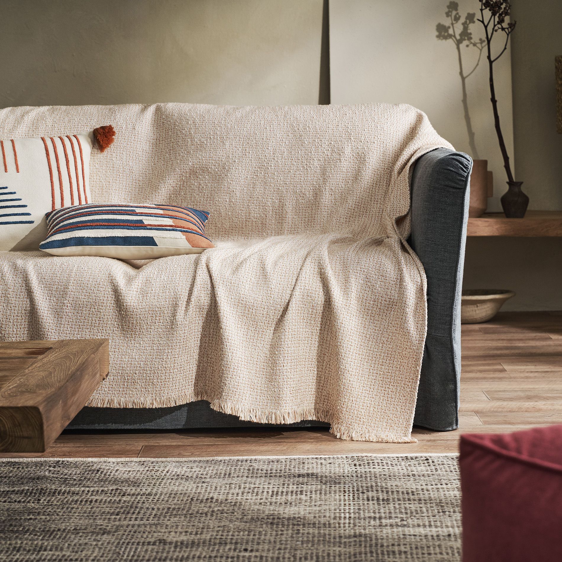 Gofis Home - Ριχτάρι 180x250cm Quina Beige/Brick 238/03