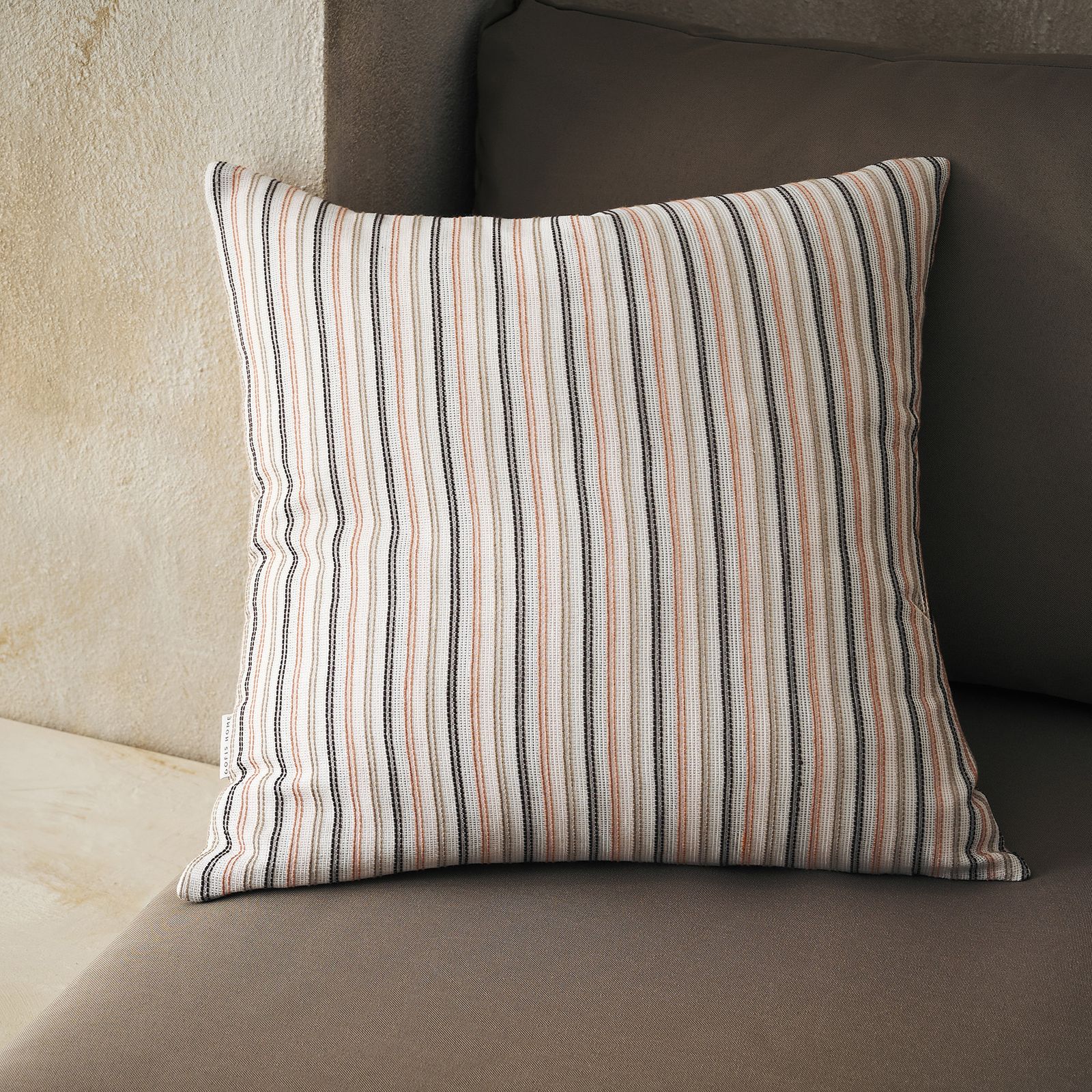 Gofis Home - Μαξιλαροθήκη 50x50 Clover Tan/Beige 334/22