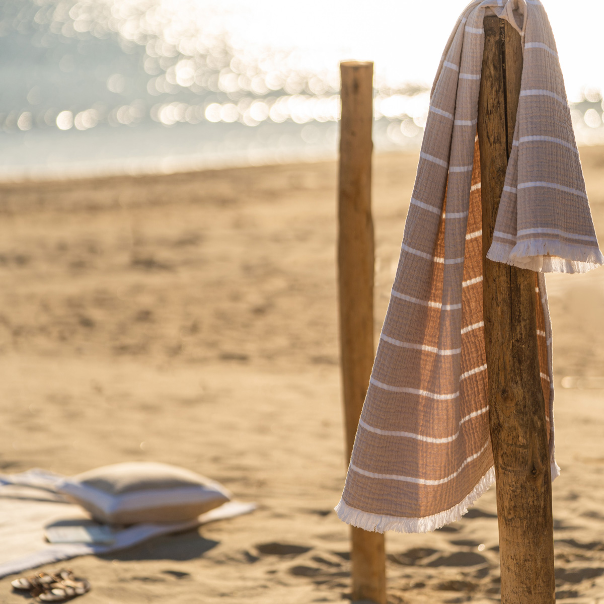 Gofis Home - Peshtemal 80x160cm Beach suit Sand 570/21