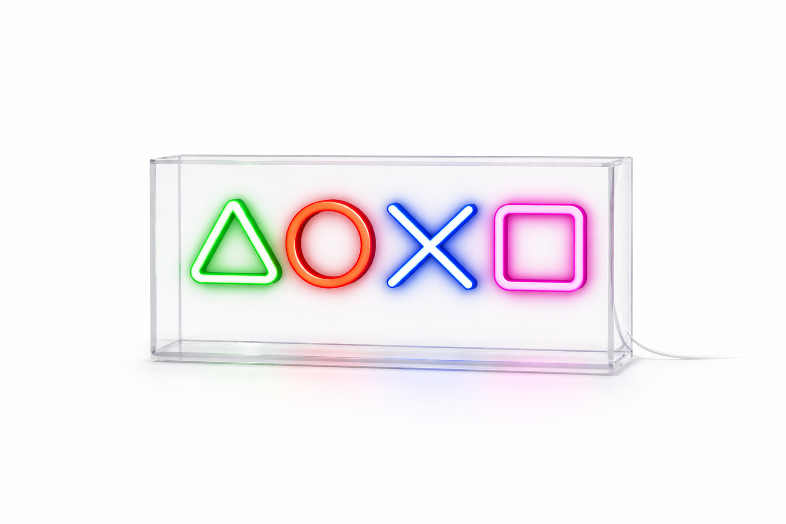 Light Me Up - Επιτραπέζιο Φωτιστικό NEON Box Logo Games