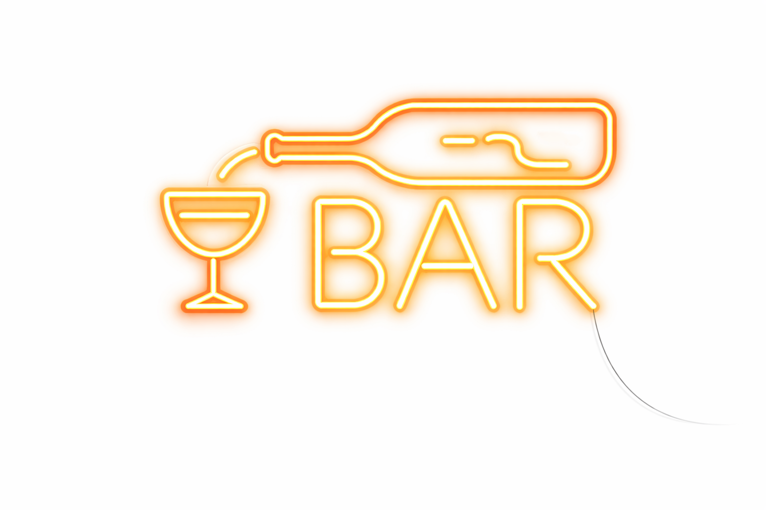 Light Me Up - Φωτιστικό Τοίχου NEON Bar