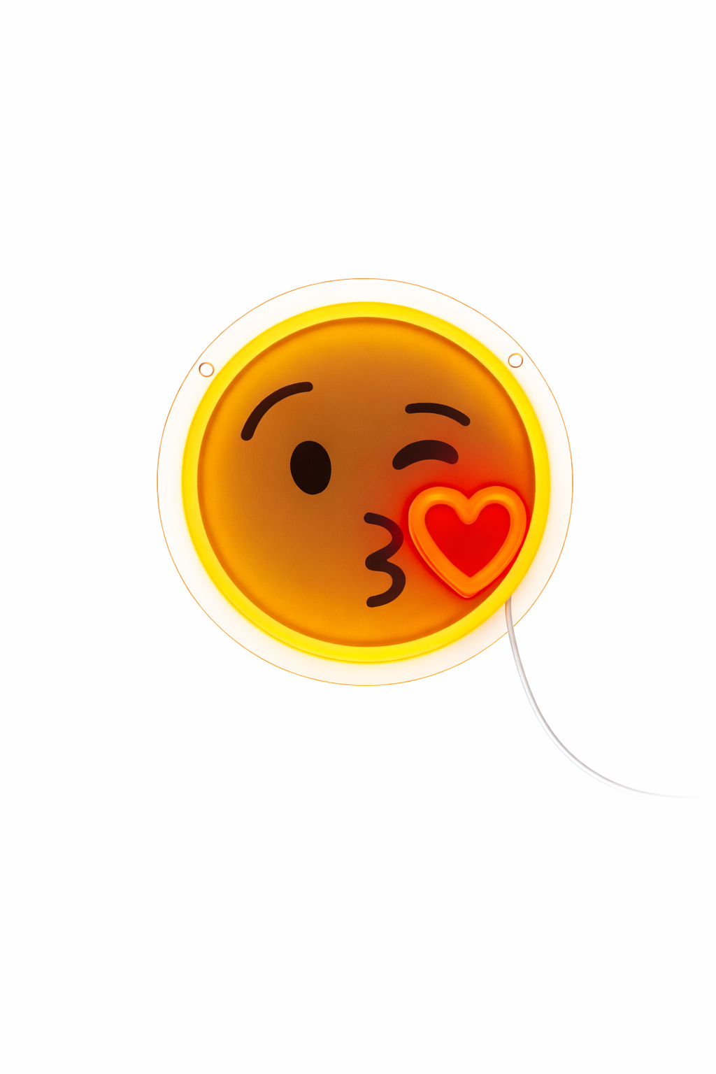 Light Me Up - Φωτιστικό Τοίχου NEON Emoji Kiss