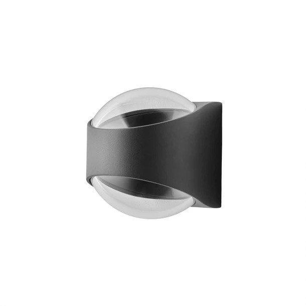 Loom Design - Απλίκα Τοίχου LED Saga IP65 Black
