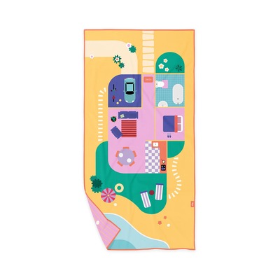 Quut - Πετσέτα με μικροΐνες Κουκλόσπιτο 140x70cm