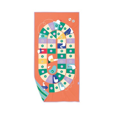 Quut - Πετσέτα Με Μικροΐνες Παιχνίδι Της Χήνας 140x70cm