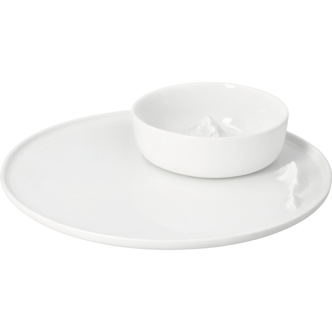 Raeder - Mountain Air. Πορσελάνινο Σετ Πιατέλα και Μπολ Summit Meeting