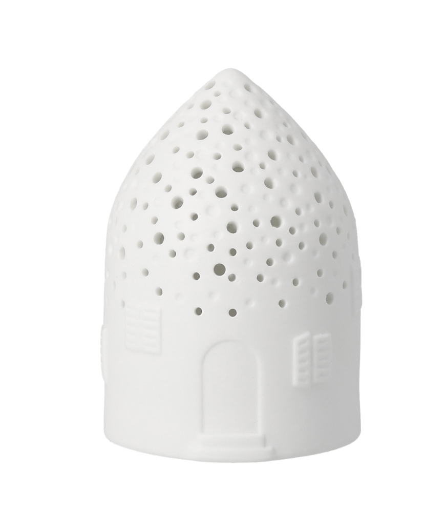 Raeder - Πορσελάνινο Φωτάκι LED Winter House Dots