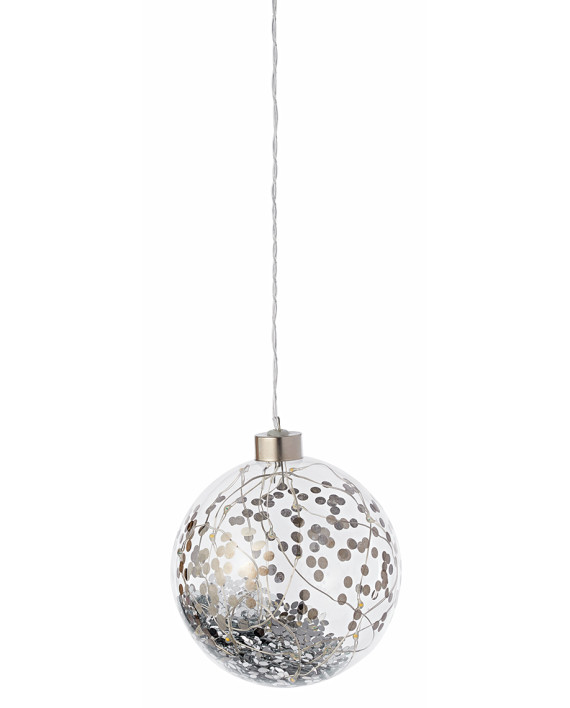 Raeder - Γυάλινη Μπάλα LED Confetti Small