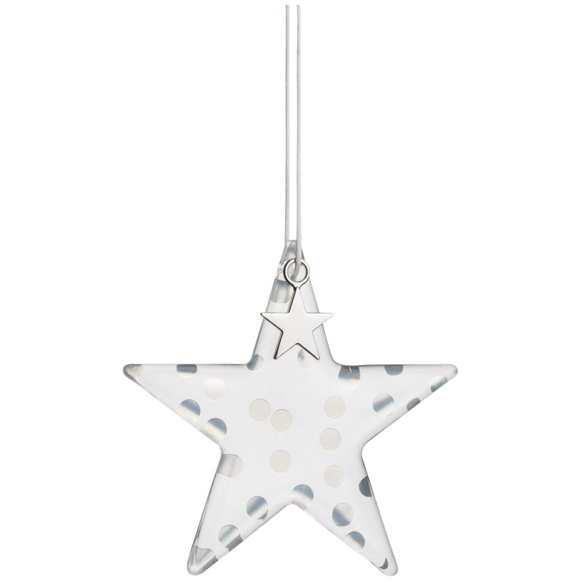 Raeder - Γυάλινο Στολίδι Silver Dots