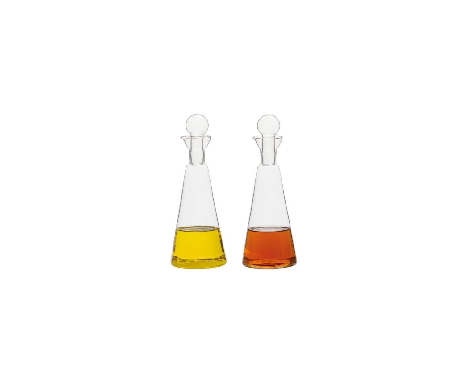 Andrea House - Γυάλινο Σετ Για Λάδι & Ξύδι Ball-Shaped Anti-Drip 200ml